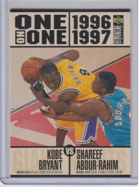 Kobe Bryant 1996-97 Upper Deck Collector's Choice - One on One #361HOF Lakers